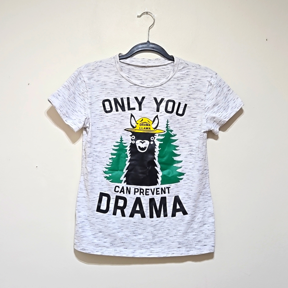 Drama Llama Only You Can Prevent Drama Short Sleeve Tee